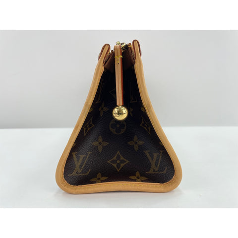 LOUIS VUITTON Monogram Popancourt Handbag Brown WS31677