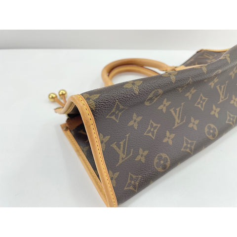 LOUIS VUITTON Monogram Popancourt Handbag Brown WS31677