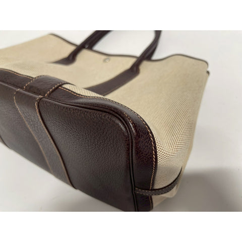 HERMES Garden party Handbag Tower ash Brown WS31679