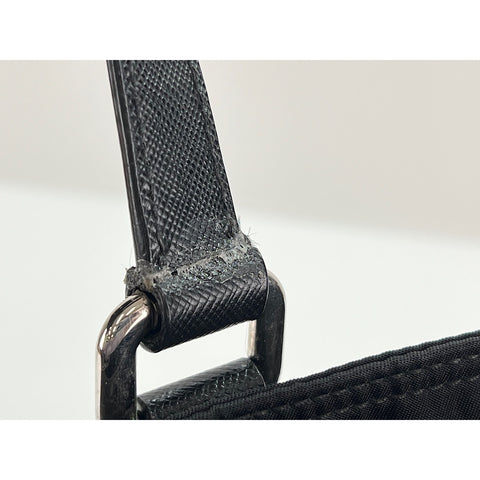 PRADA Nylon Handbag black WS31680