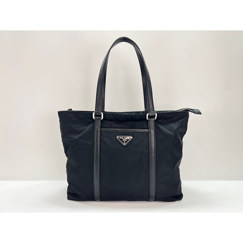 PRADA Nylon Handbag black WS31680