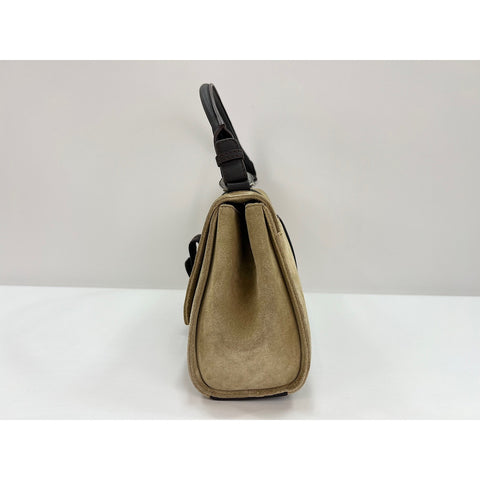 LOEWE suede Handbag beige WS31681