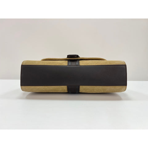 LOEWE suede Handbag beige WS31681