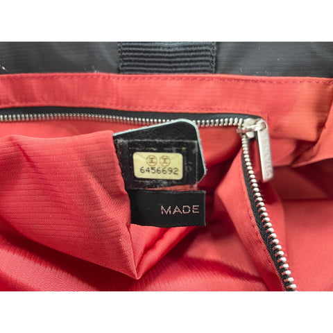 CHANEL Nylon Travel Line Tote Bag black WS31682
