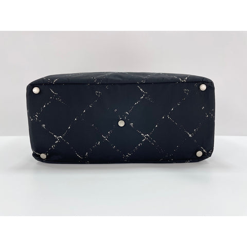 CHANEL Nylon Travel Line Tote Bag black WS31682