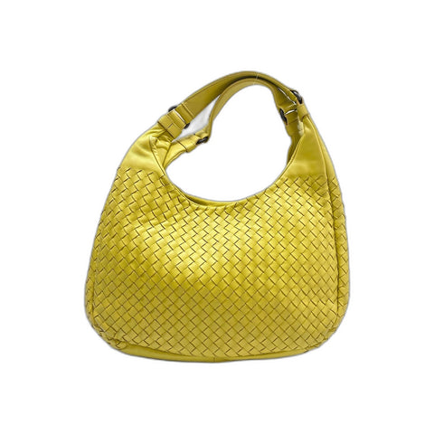 BOTTEGAVENETA Leather Campana Medium Handbag yellow WS31683