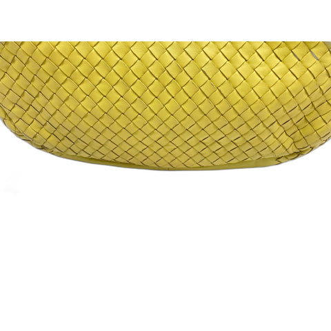 BOTTEGAVENETA Leather Campana Medium Handbag yellow WS31683