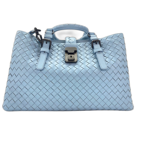 BOTTEGAVENETA Leather 2-way Roman Handbag blue WS31684