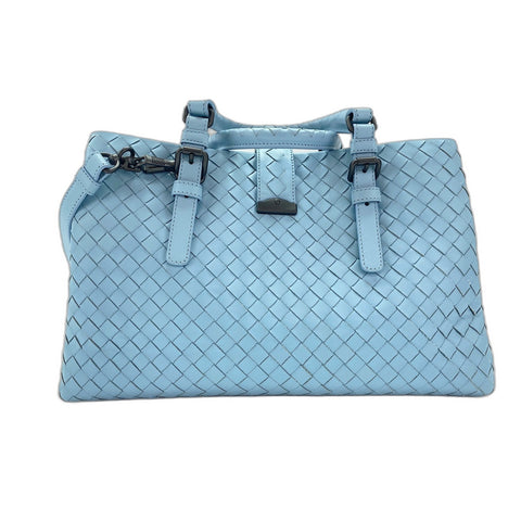 BOTTEGAVENETA Leather 2-way Roman Handbag blue WS31684