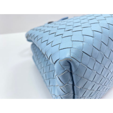 BOTTEGAVENETA Leather 2-way Roman Handbag blue WS31684