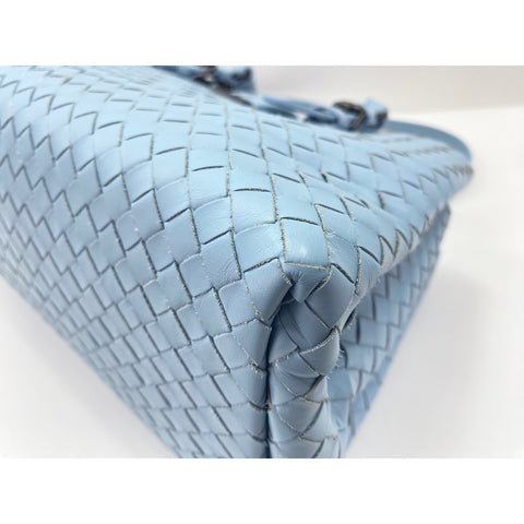 BOTTEGAVENETA Leather 2-way Roman Handbag blue WS31684