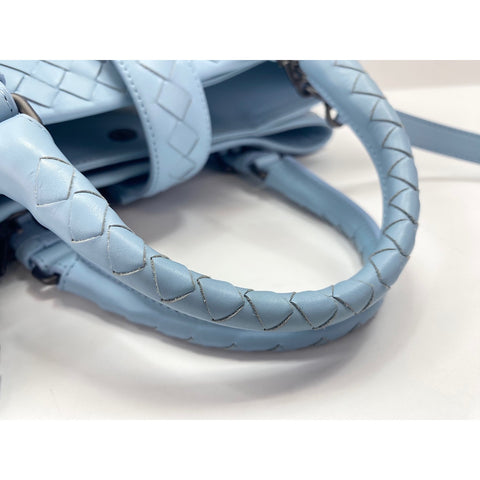 BOTTEGAVENETA Leather 2-way Roman Handbag blue WS31684