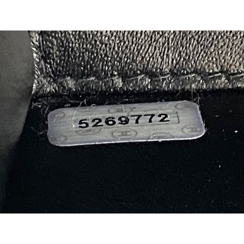 CHANEL Caviar skin Matelasse Handbag black WS31687