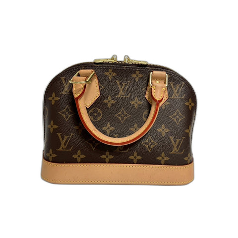 LOUIS VUITTON 2WAY Alma Handbag Brown WS31693