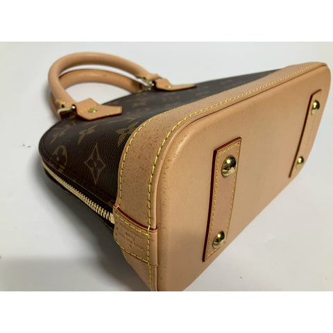LOUIS VUITTON 2WAY Alma Handbag Brown WS31693