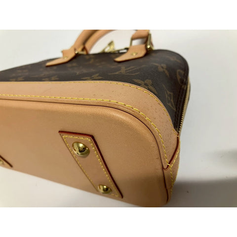 LOUIS VUITTON 2WAY Alma Handbag Brown WS31693