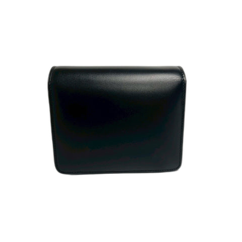 CELINE Classic box Shoulder Bag leather black WS31696
