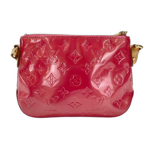 LOUIS VUITTON Vernis Minna Street Shoulder Bag Red WS31703