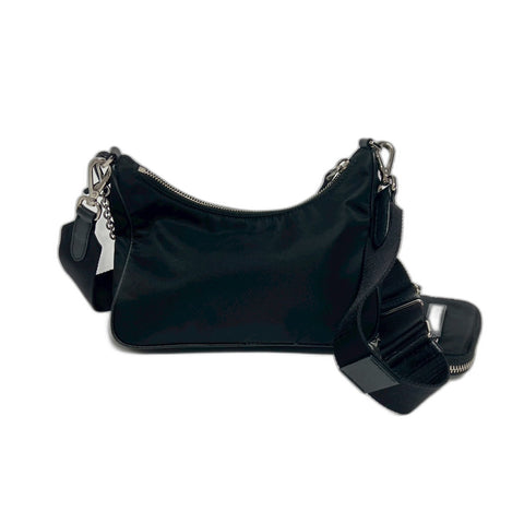 PRADA 2WAY Re-Edition 2005 Handbag Nylon black WS31705
