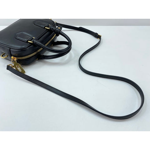 Miu Miu Leather 2WAY Arcadi Handbag black WS31712