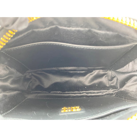 Miu Miu Leather 2WAY Arcadi Handbag black WS31712