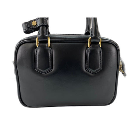 Miu Miu Leather 2WAY Arcadi Handbag black WS31712