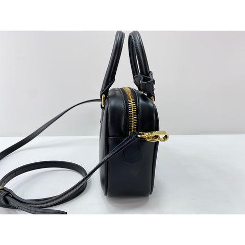 Miu Miu Leather 2WAY Arcadi Handbag black WS31712