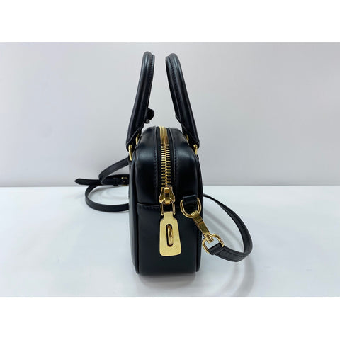Miu Miu Leather 2WAY Arcadi Handbag black WS31712