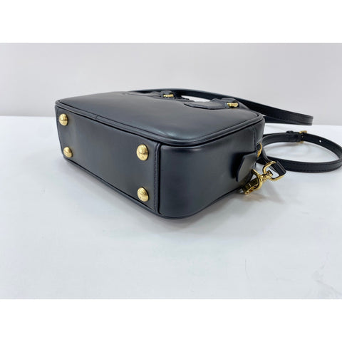Miu Miu Leather 2WAY Arcadi Handbag black WS31712