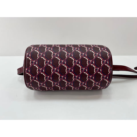 GUCCI Leather GG Shadow Shoulder Bag wine-red WS31714