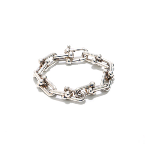 Tiffany TIFFANY&Co. SV925 Hardware Link Bracelet Small Chain Simple Classic Bracelet Silver WS3171