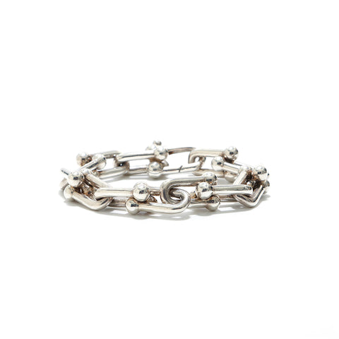 Tiffany TIFFANY&Co. SV925 Hardware Link Bracelet Small Chain Simple Classic Bracelet Silver WS3171