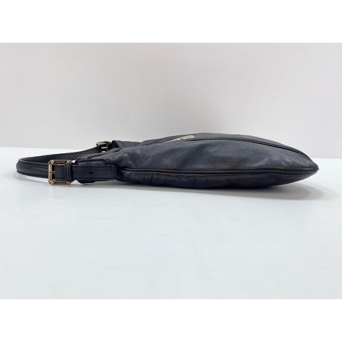 GUCCI Interlocking G Shoulder Bag black WS31724