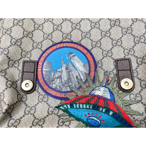 GUCCI courier software Backpack  Daypack beige WS31725