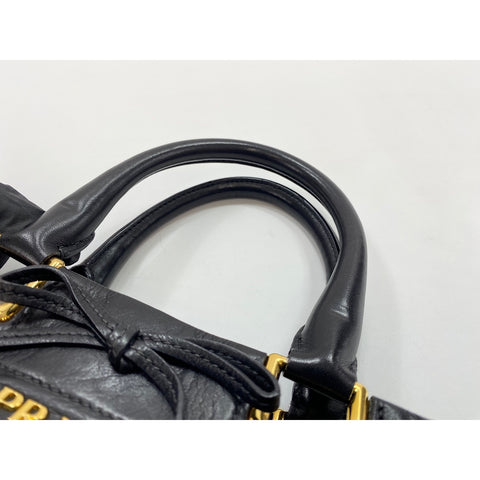 PRADA 2WAY Handbag black WS31726