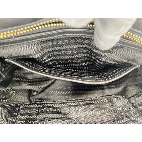 PRADA 2WAY Handbag black WS31726