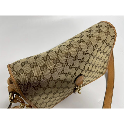 GUCCI Marrakech Shoulder Bag Brown WS31729