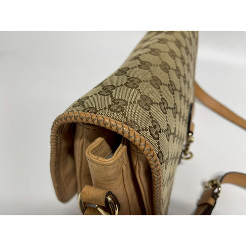 GUCCI Marrakech Shoulder Bag Brown WS31729