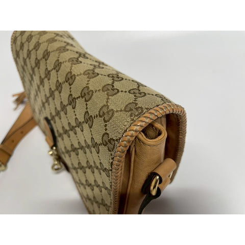 GUCCI Marrakech Shoulder Bag Brown WS31729