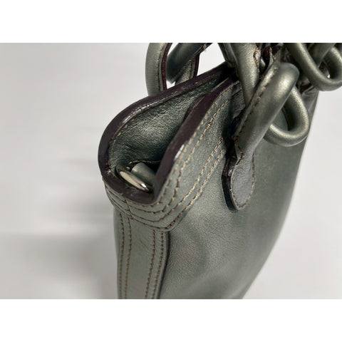LOEWE Handbag leather green WS31731