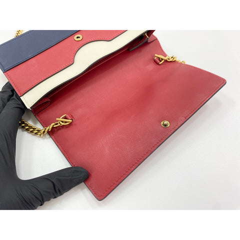 GUCCI Queen Margaret Shoulder Bag Red WS31738