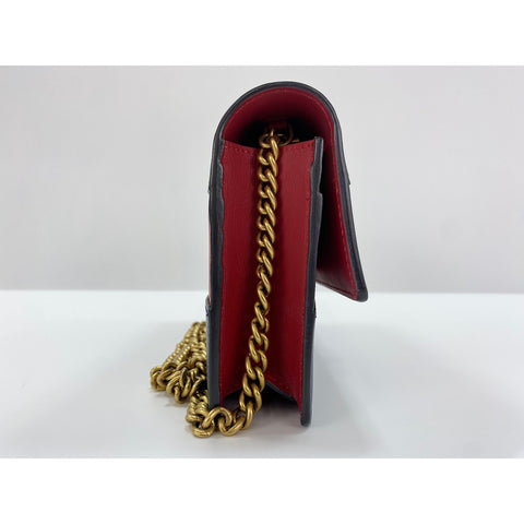 GUCCI Queen Margaret Shoulder Bag Red WS31738