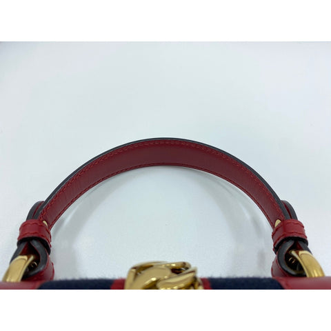 GUCCI 2WAY Sylvie Handbag Red WS31739