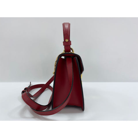 GUCCI 2WAY Sylvie Handbag Red WS31739