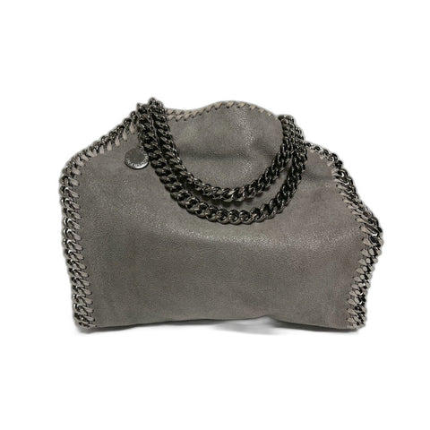 Suede Stella McCartney 2-Way Falabella Handbag gray WS31746