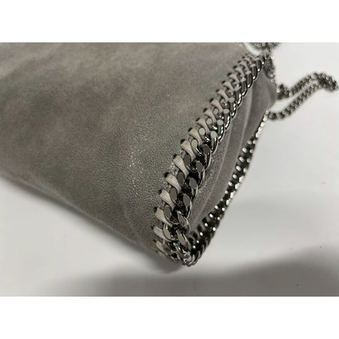 Suede Stella McCartney 2-Way Falabella Handbag gray WS31746