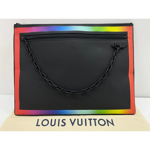 LOUIS VUITTON Virgil abloh Clutch bag black WS31749