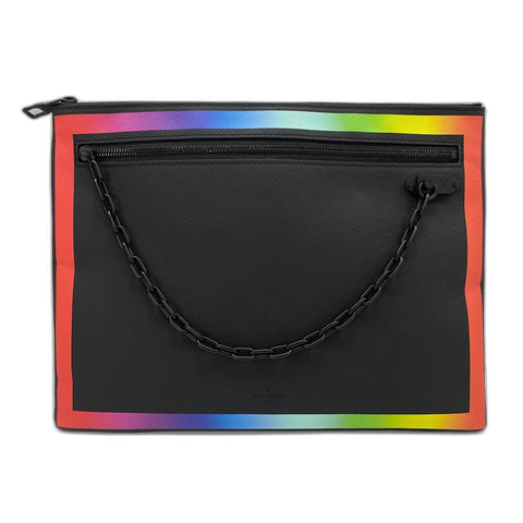 LOUIS VUITTON Virgil abloh Clutch bag black WS31749
