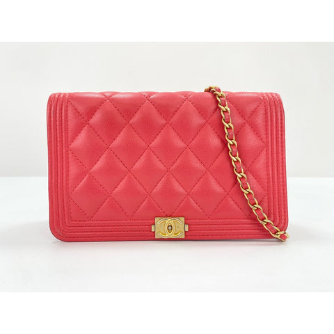 CHANEL Boy chanel Shoulder Bag pink WS31753