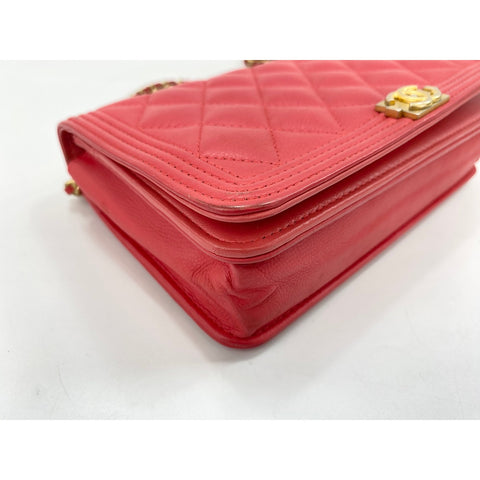 CHANEL Boy chanel Shoulder Bag pink WS31753